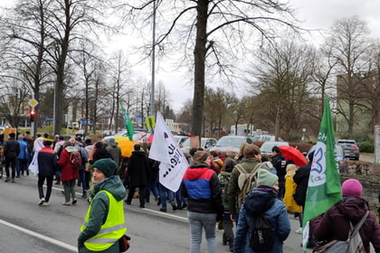 Klimastreik trifft auf Valentinstag