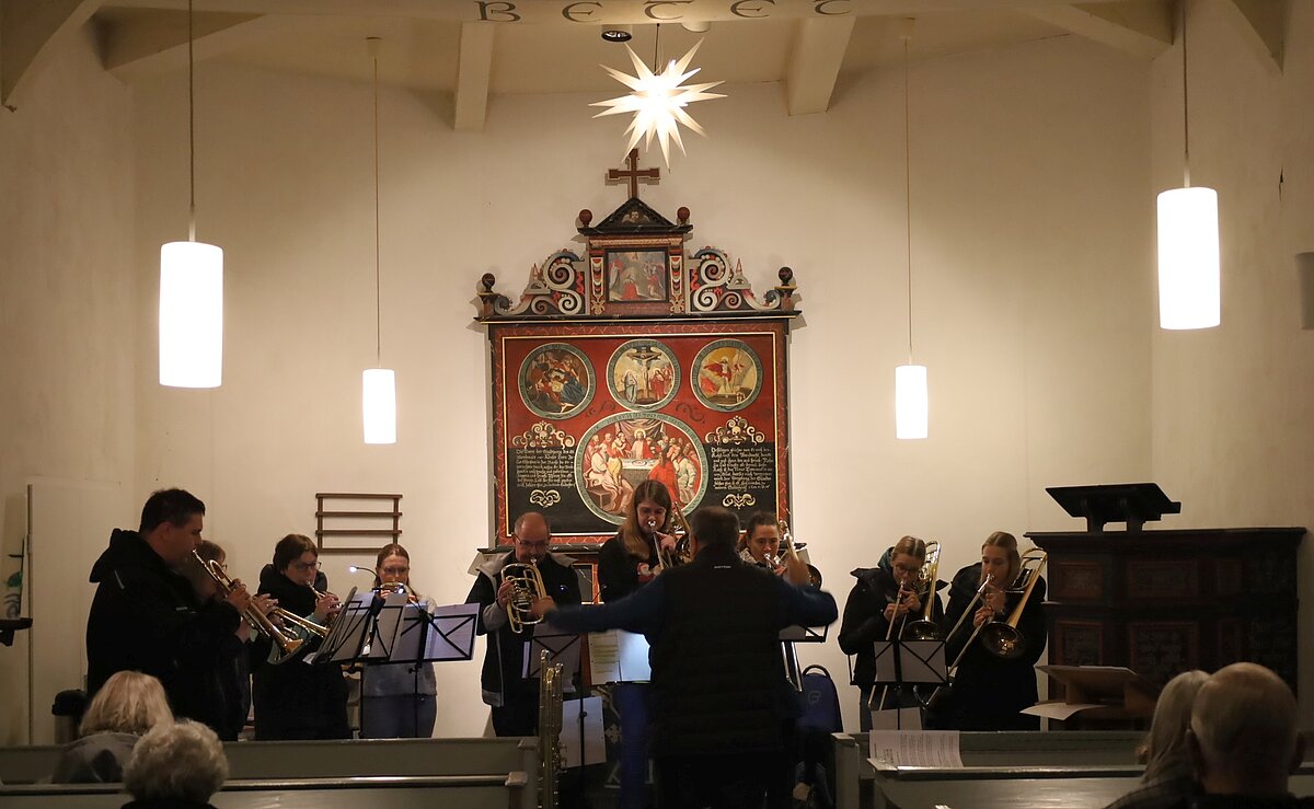 Der Posaunenchor Borgeln-Welver war bei allen Advents-Veranstaltungen dabei und sorgte für die passende musikalische Begleitung. Fotos: Sandra Goerdt-Heegt