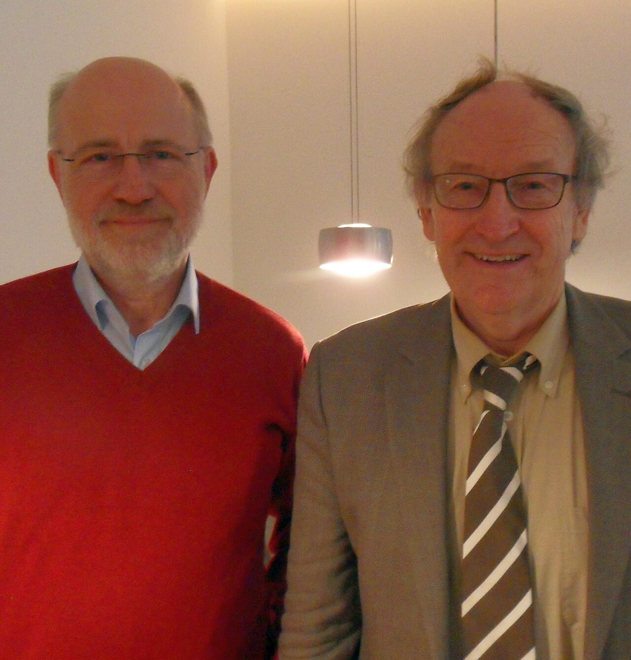 Prof. Dr. Harald Lesch und Prof. Dr. Matthias Haudel (von links) fordern Naturwissenschaft und Theologie zum Dialog auf. Foto: privat