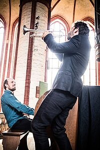 Der Trompeter Marcus Rust und der Organist Christian Grosch interpretieren die Bergpredigt musikalisch völlig neu.